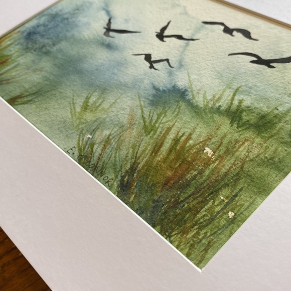 8x10 with mat original watercolour painting - Picture 3 of 4